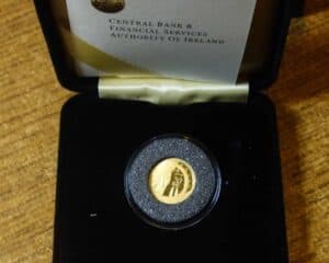IRELAND : TWENTY EURO GOLD PROOF COIN 2006 . SAM BECKETT