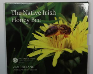 IRELAND : ANNUAL OFFICIAL  MINT SET 2021. NATIVE IRISH HONEY BEE.