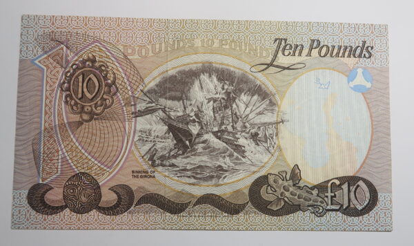 PROVINCIAL BANK OF IRELAND TEN POUND STERLING NOTE 1979. UNC - Image 2