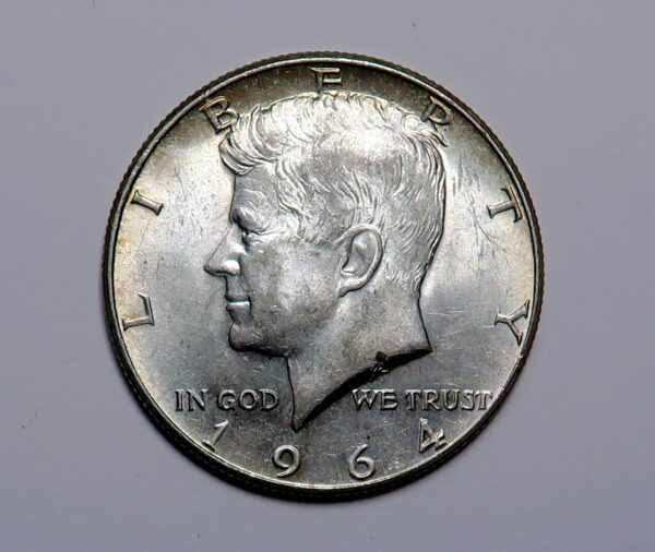 USA :  KENNEDY SILVER HALF DOLLAR 1964.