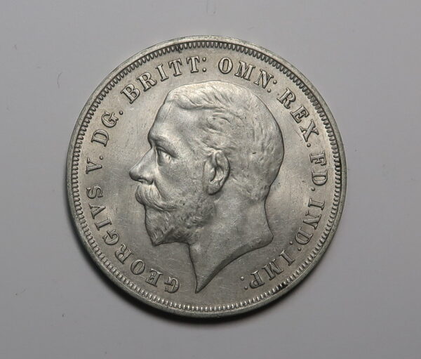 GREAT BRITAIN SILVER CROWN 1935. "ROCKING HORSE" - Image 2