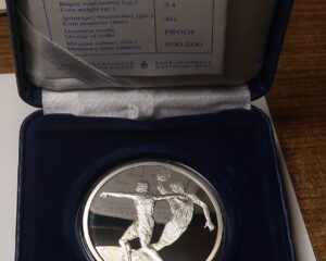 GREECE : SILVER PROOF 10 EURO 2004.  OLYMPIC GAMES ATHENS 2004.