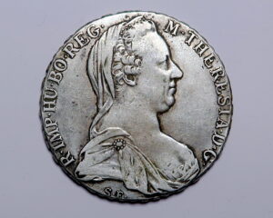 AUSTRIA SILVER MARIA THERESA THALER 1780.  RESTRIKE