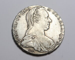 AUSTRIA SILVER MARIA THERESA THALER 1780.  RESTRIKE