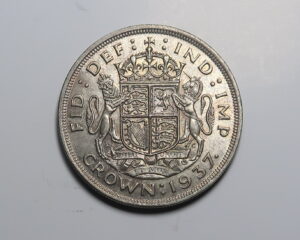 GREAT BRITAIN SILVER CROWN 1937.