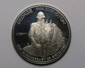 USA :  WASHINGTON SILVER HALF DOLLAR 1982.