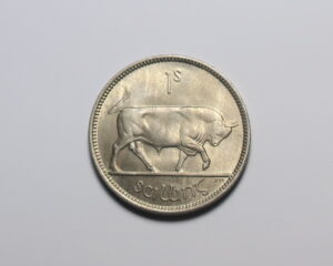 IRELAND: IRISH SHILLING 1955. UNC .