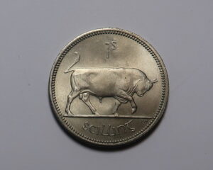 IRELAND: IRISH SHILLING 1964. UNC .