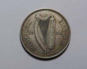 IRELAND: IRISH SILVER FLORIN 1934.