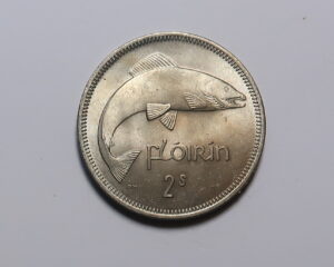 IRELAND: IRISH FLORIN 1959. UNC .