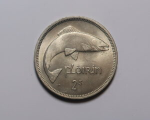 IRELAND: IRISH FLORIN 1963. UNC .