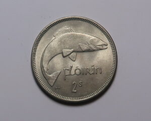 IRELAND: IRISH FLORIN 1965. UNC