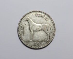 IRELAND: IRISH SILVER HALF CROWN 1931.