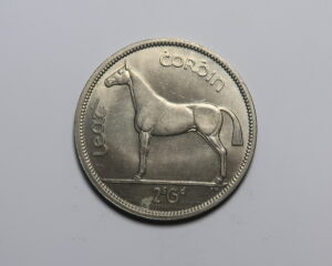 IRELAND HALFCROWN 1963. UNC