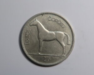 IRELAND: IRISH SILVER HALF CROWN 1937. KEY DATE. LOW MINTAGE
