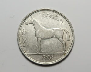 IRELAND: IRISH SILVER HALF CROWN 1939.