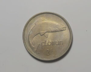 IRELAND: IRISH FLORIN 1954.