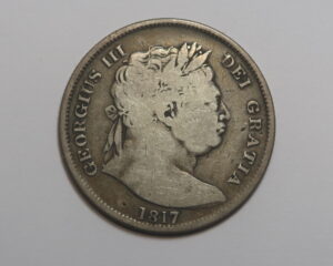 GREAT BRITAIN : SILVER HALFCROWN 1817. GEORGE 111.