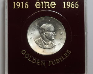 IRELAND:  TEN SHILLING COIN 1966 .P.H. PEARSE. GOLDEN JUBILEE 1916 - 1966.