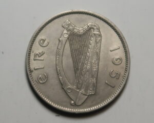 IRELAND: IRISH FLORIN 1951. UNC