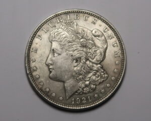 USA :  MORGAN SILVER  DOLLAR  1921.