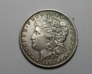 USA :  MORGAN SILVER  DOLLAR  1896.