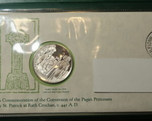 IRELAND : ST.PATRICK'S COMMEMORATIVE MEDAL 1976. IRISH SILVER.