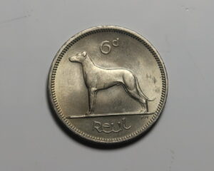 IRELAND: IRISH SIXPENCE 1968. UNC.