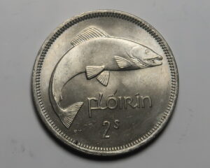 IRELAND: IRISH FLORIN 1965. UNC