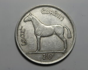 IRELAND: IRISH SILVER HALFCROWN 1941. KM 16