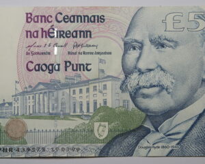 IRELAND FIFTY POUND NOTE 19.3.1999. C. SERIES. DOUGLAS HYDE 1860-1949