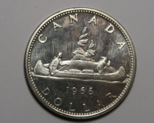 CANADA  SILVER ONE DOLLAR 1966.