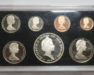 NEW ZEALAND : SILVER  COIN SET 1979.