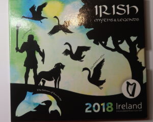 IRELAND :  ANNUAL OFFICIAL MINT SET 2018. MYTHS & LEGENDS.  SCARCE SET.