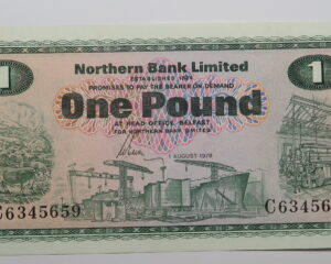 IRELAND : NORTHERN BANK £1 POUND UNC. 1.8.1978.
