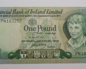 IRELAND : PROVINCIAL OF IRELAND £1 ( STG) 1.1.1977 .UNC.