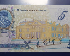 SCOTLAND : ROYAL BANK OF SCOTLAND FIVE POUND 14.5.2004. ST.ANDREWS GOLF CLUB.