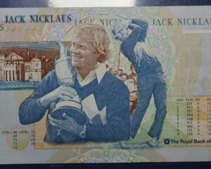SCOTLAND : ROYAL BANK OF SCOTLAND FIVE POUND 14.7.2005.  JACK NICKLAUS.