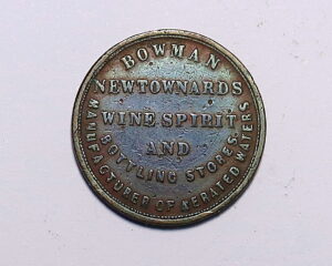 IRELAND :  NEWTOWNARDS  FARTHING TOKEN.   BOWMAN.  W:6690