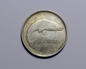 IRELAND: IRISH SILVER FLORIN 1939.