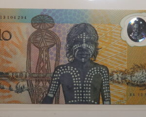AUSTRALIA : TEN DOLLAR COMMEMORATIVE BANKNOTE 1988. UNC. SERIAL AA.